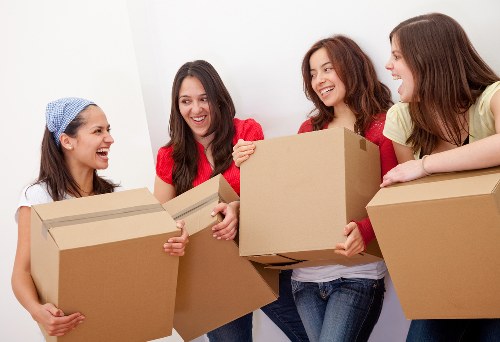Household movers handling flat removals in Bermondsey