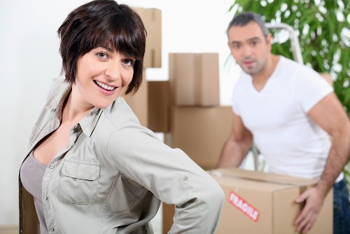 House moving crew handling access challenges in Bermondsey flats