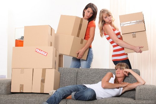 Commercial removals support in a Bermondsey office area