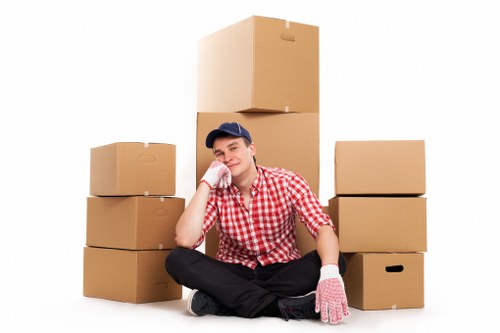 Packing and furniture protection for a Bermondsey house move