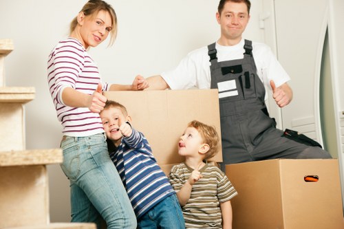Residential removal service in Bermondsey near modern flats